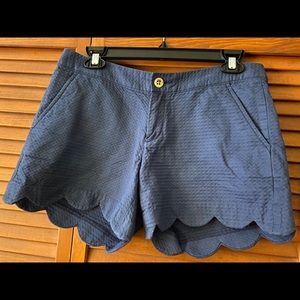 Lily Pulitzer Navy Buttercup Shorts Size 4